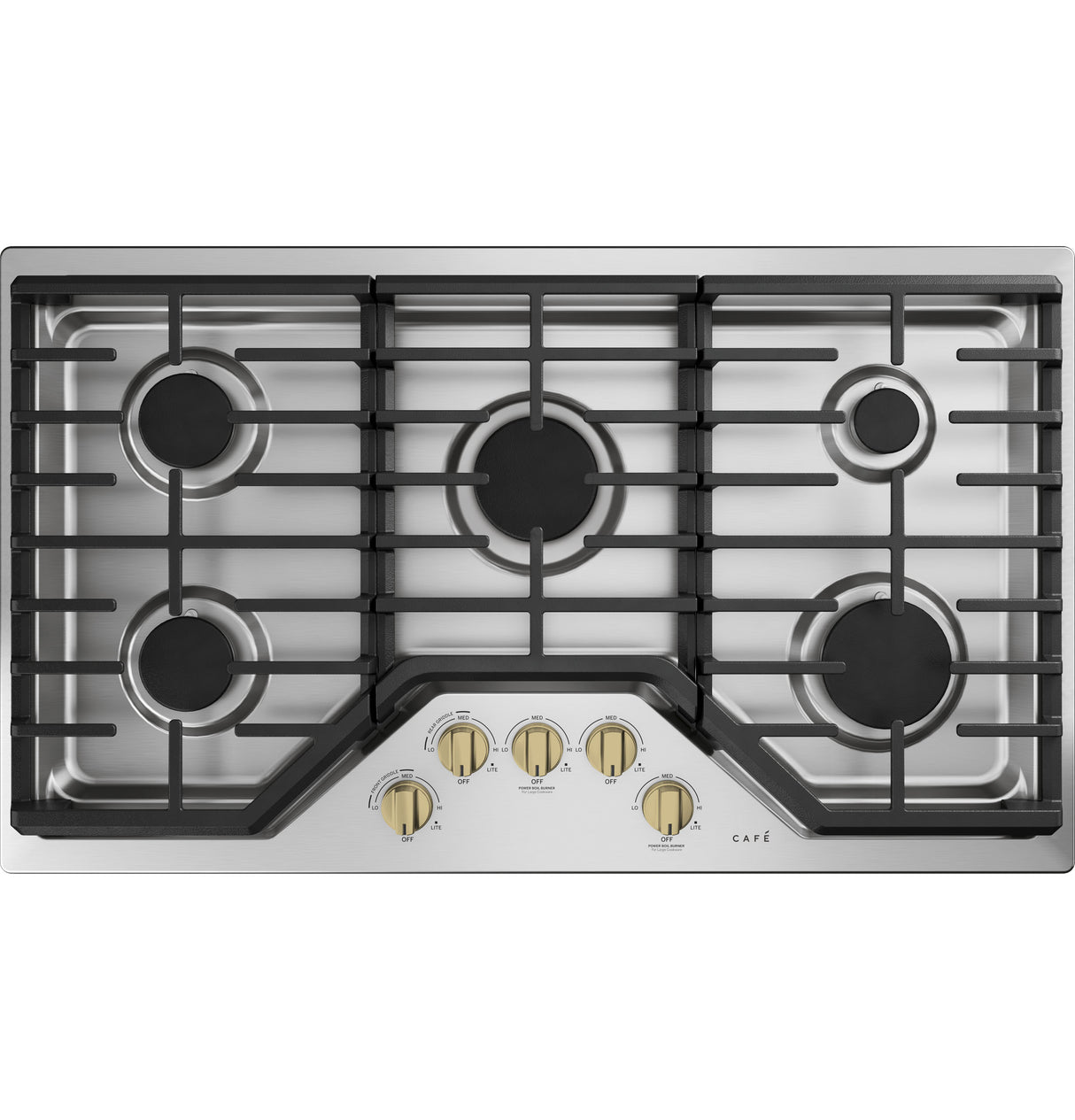 Caf(eback)(TM) 36" Gas Cooktop - (CGP70362NS1)