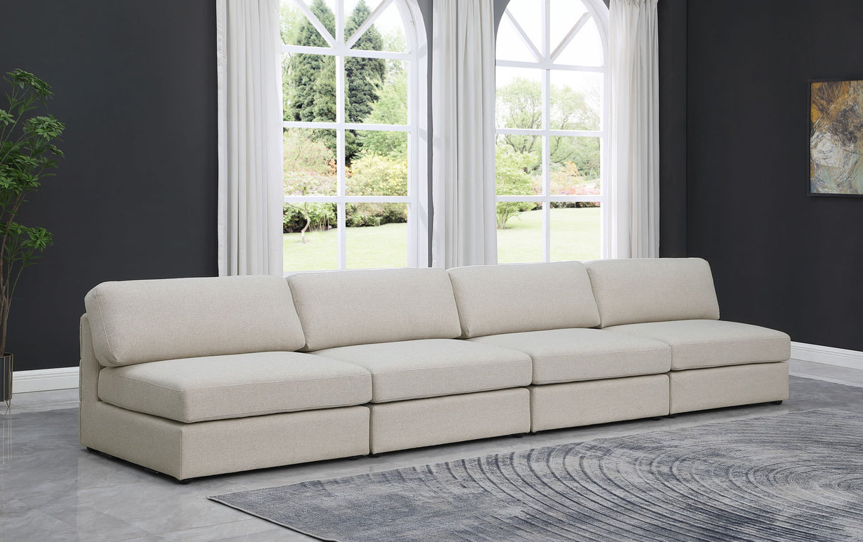 Beckham - Modular 4 Seats Armless Sofa