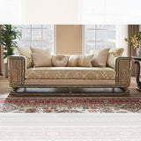 HD-9011 - Sofa - Gray / Beige / Gold