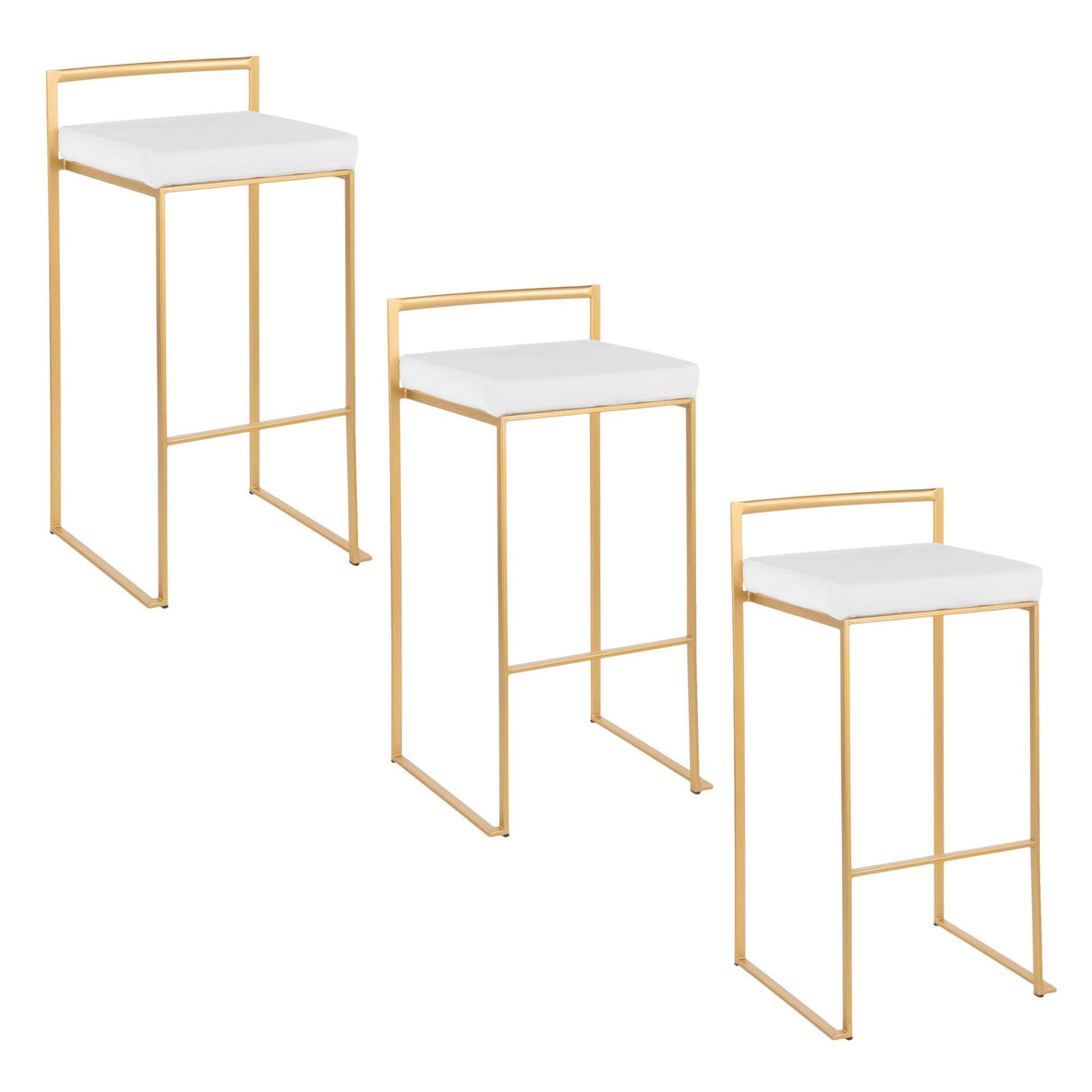 Fuji - Stackable Barstool Set