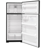 Hotpoint(R) 17.5 Cu. Ft. Recessed Handle Top-Freezer Refrigerator - (HPS18BTNRBB)