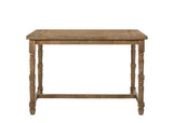 Farsiris - Counter Height Table - Weathered Oak Finish