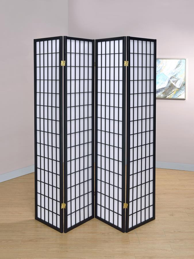 Roberto - 4-Panel Room Divider Folding Shoji Screen