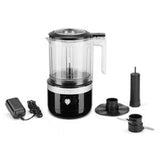 Cordless 5 Cup Food Chopper - Onyx Black