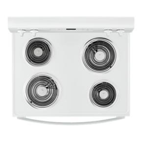 4.8 Cubic Feet Whirlpool Electric Range With Keep Warm Setting - White - 30"