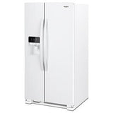 36" Wide Side-By-Side Refrigerator - 25 Cubic Feet - White