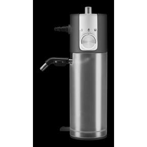 Semi-Automatic Espresso Machine And Automatic Milk Frother Attachment - Matte Charcoal Grey