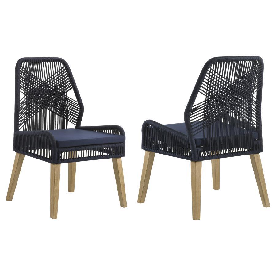 Nakia - Woven Rope Dining Side Chairs (Set of 2)