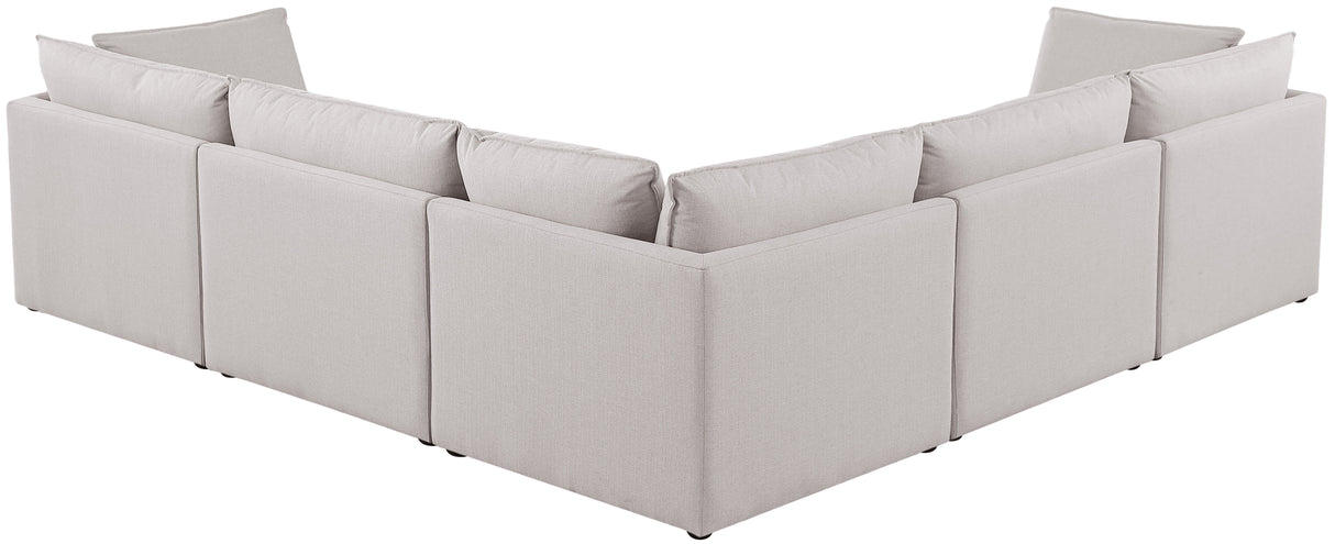 Mackenzie - Modular Sectional 5 Piece - Beige