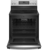 GE(R) 30" Free-Standing Electric Convection Range with No Preheat Air Fry - (JB735SPSS)