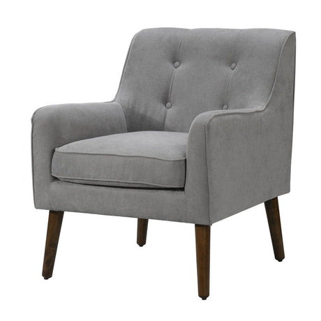 Ryder - Mid Century Modern Woven Fabric Tufted Armchair