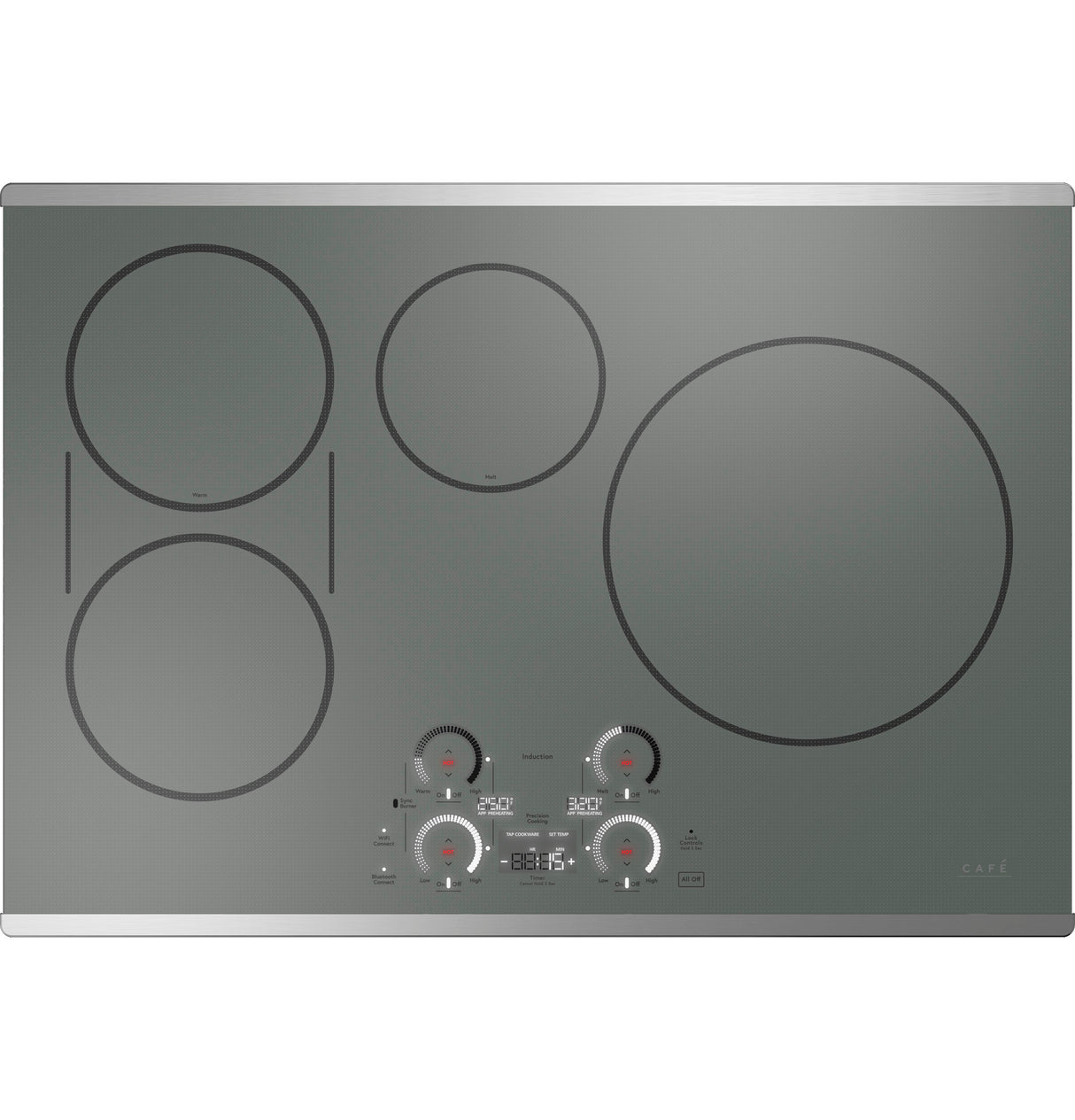 Caf(eback)(TM) Series 30" Built-In Touch Control Induction Cooktop - (CHP90302TSS)