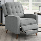 Davidson - Upholstered Tufted Push Back Recliner