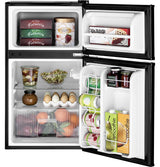 GE(R) ENERGY STAR(R) Double-Door Compact Refrigerator - (GDE03GGKBB)