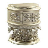 Vatican - Nightstand - Champagne Silver Finish