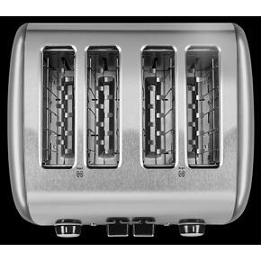 4-Slice Toaster With Manual High-Lift Lever - Contour Silver