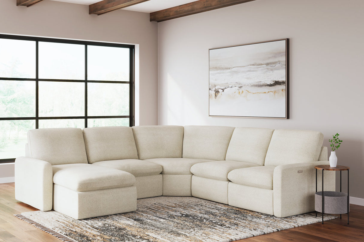 Hartsdale 5-piece Left Arm Facing Reclining Sectional With Chaise - (60509S3)