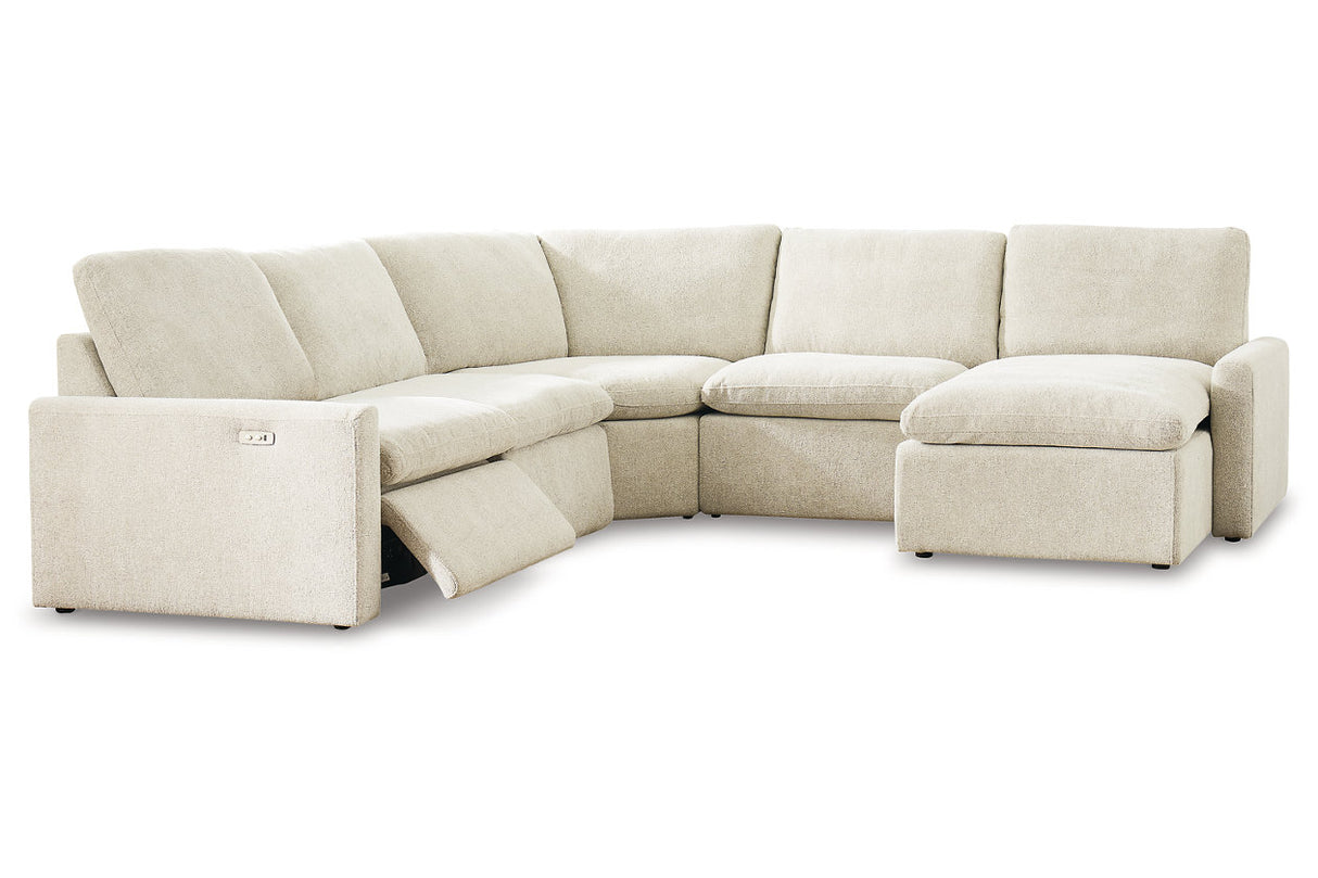 Hartsdale 5-piece Right Arm Facing Reclining Sectional With Chaise - (60509S4)