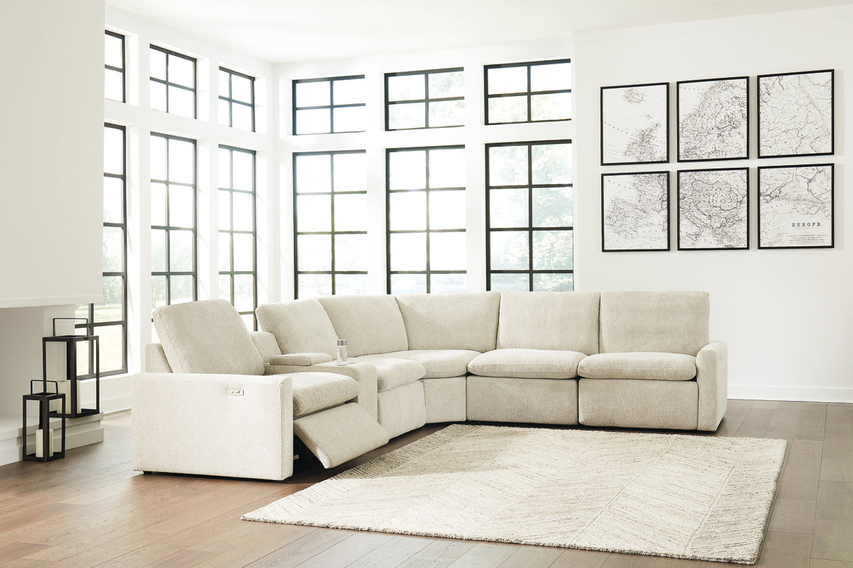 Hartsdale 6-piece Reclining Sectional With Console - (60509S2)