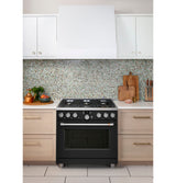 Caf(eback)(TM) 36" Smart All-Gas Commercial-Style Range with 6 Burners (Natural Gas) - (CGY366P3TD1)