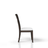 Upholstered Seat Side Chair - Chocolate