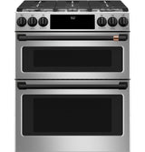 Caf(eback)(TM) 30" Smart Slide-In, Front-Control, Dual-Fuel, Double-Oven Range with Convection - (C2S950P2MS1)