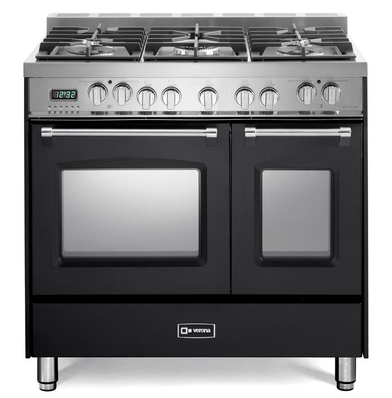 Prestige 36" Dual Fuel Double Oven Range - Matte Black - (VPFSGE365DE)