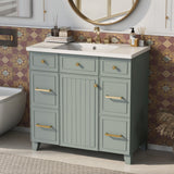 Bathroom Vanity Cabinet With Sink Top Combo Set, Single Sink, Shaker Cabinet With Soft Closing Door And Drawer