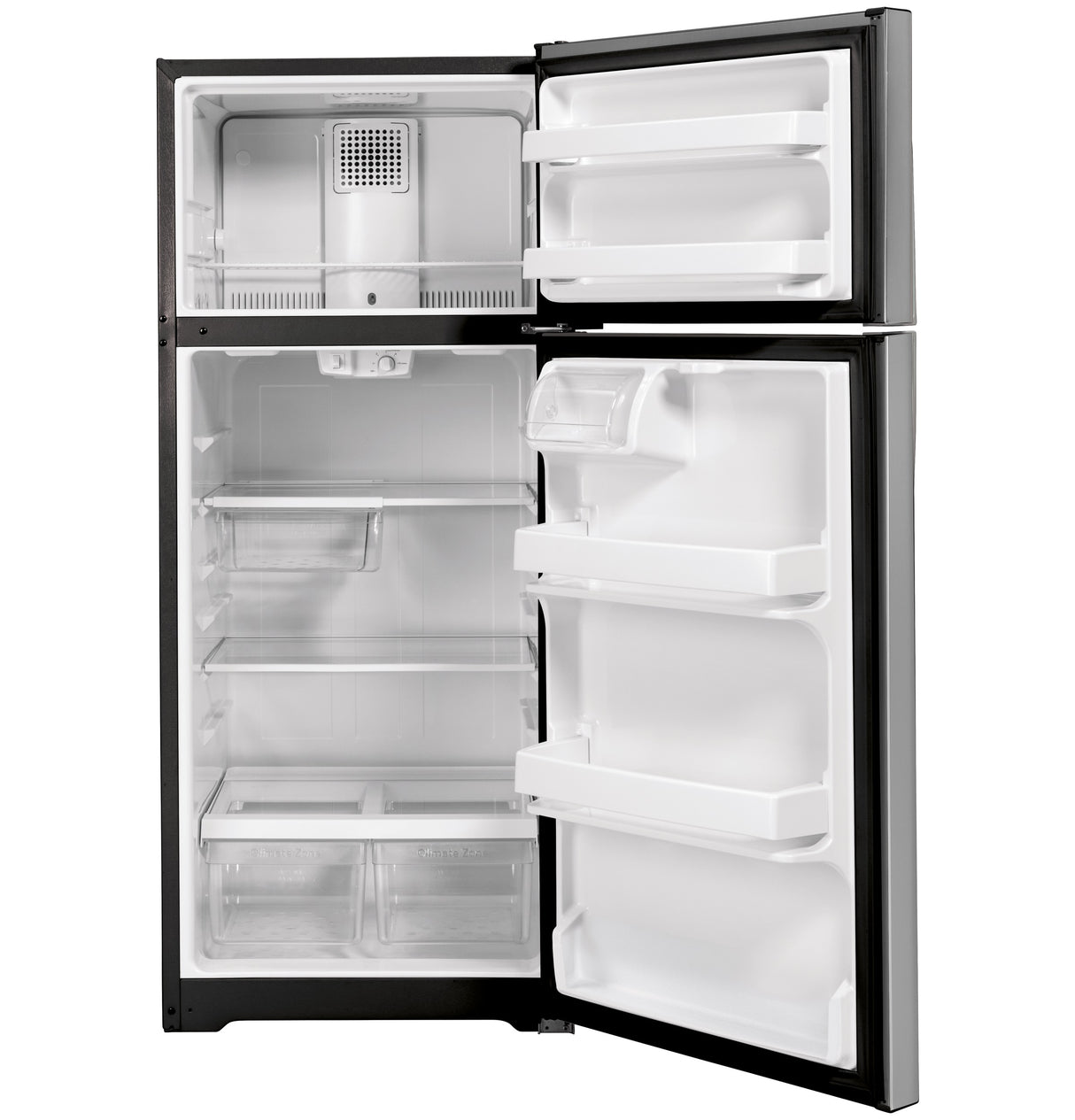 GE(R) ENERGY STAR(R) 16.6 Cu. Ft. Top-Freezer Refrigerator - (GTE17GSNRSS)