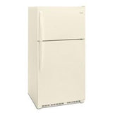 33" Wide Top Freezer Refrigerator - 20 Cubic Feet - Beige