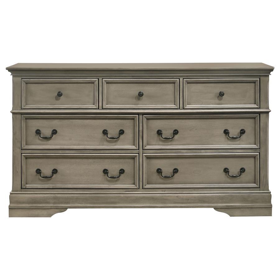 Manchester - 7-Drawer Dresser - Wheat Brown