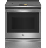 GE Profile(TM) 30" Smart Slide-In Front-Control Induction Fingerprint Resistant Range with In Oven Camera - (PHS93XYPFS)