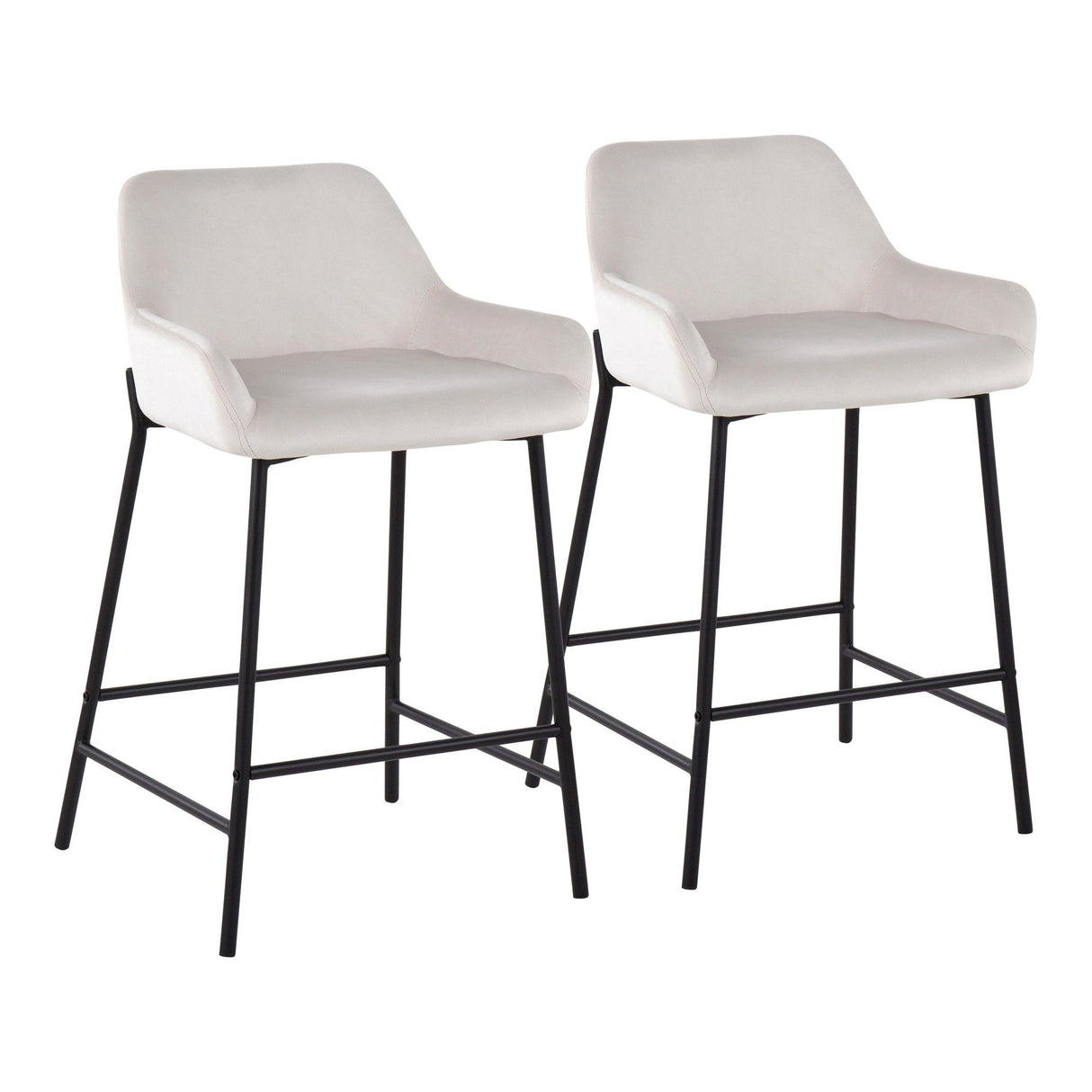 Daniella - Fixed-Height Counter Stool (Set of 2)