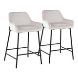 Daniella - Fixed-Height Counter Stool (Set of 2)