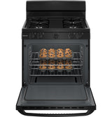 Hotpoint(R) 30" Free-Standing Gas Range - (RGBS300DMBB)