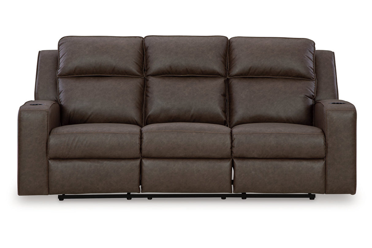Lavenhorne Reclining Sofa With Drop Down Table - (6330689)