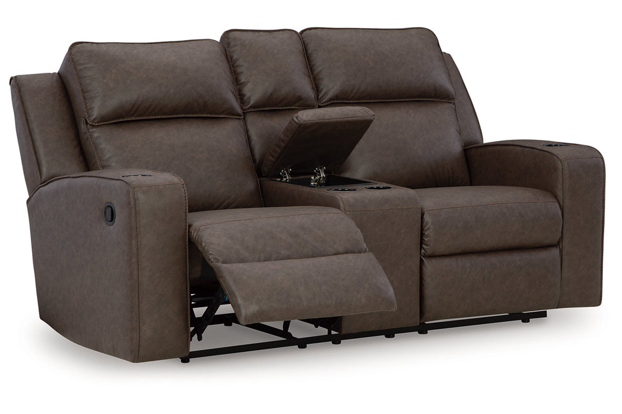 Lavenhorne Reclining Loveseat With Console - (6330694)