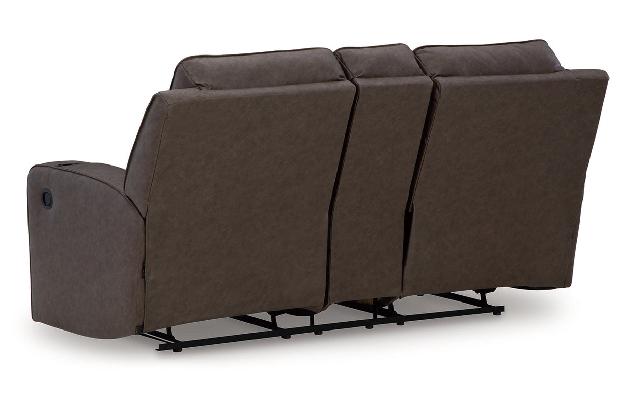 Lavenhorne Reclining Loveseat With Console - (6330694)