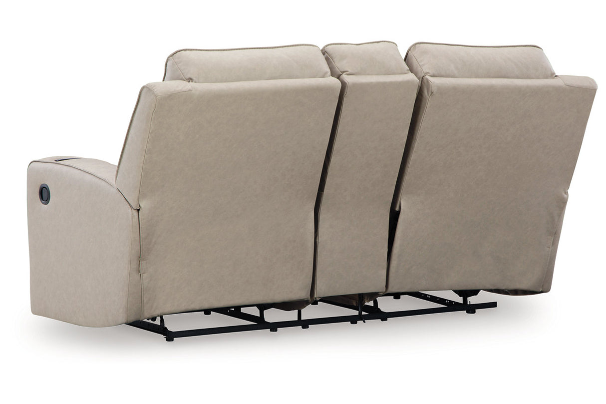 Lavenhorne Reclining Loveseat With Console - (6330794)