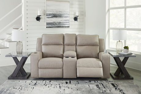 Lavenhorne Reclining Loveseat With Console - (6330794)