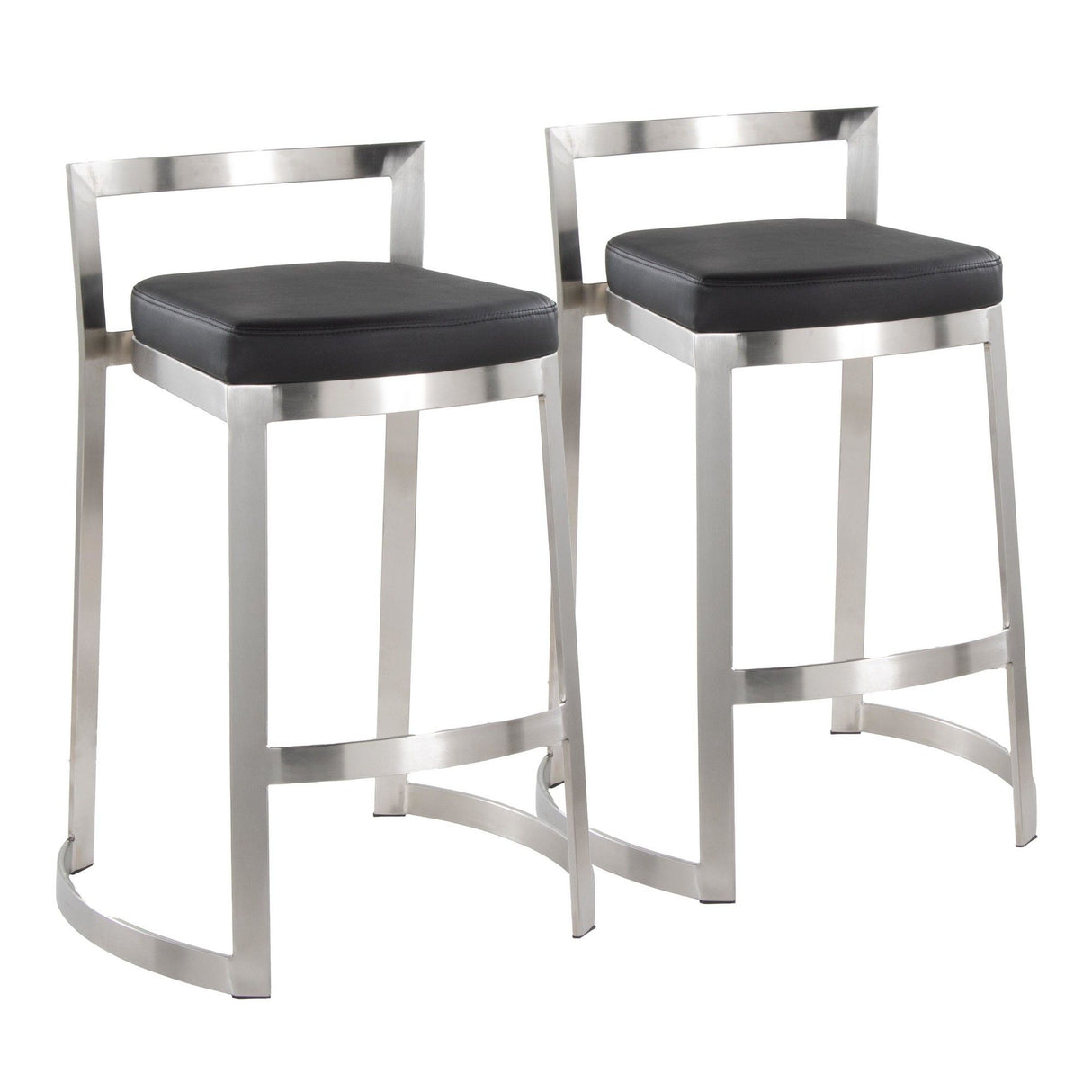 Fuji Dlx - Counter Stool (Set of 2) - Black