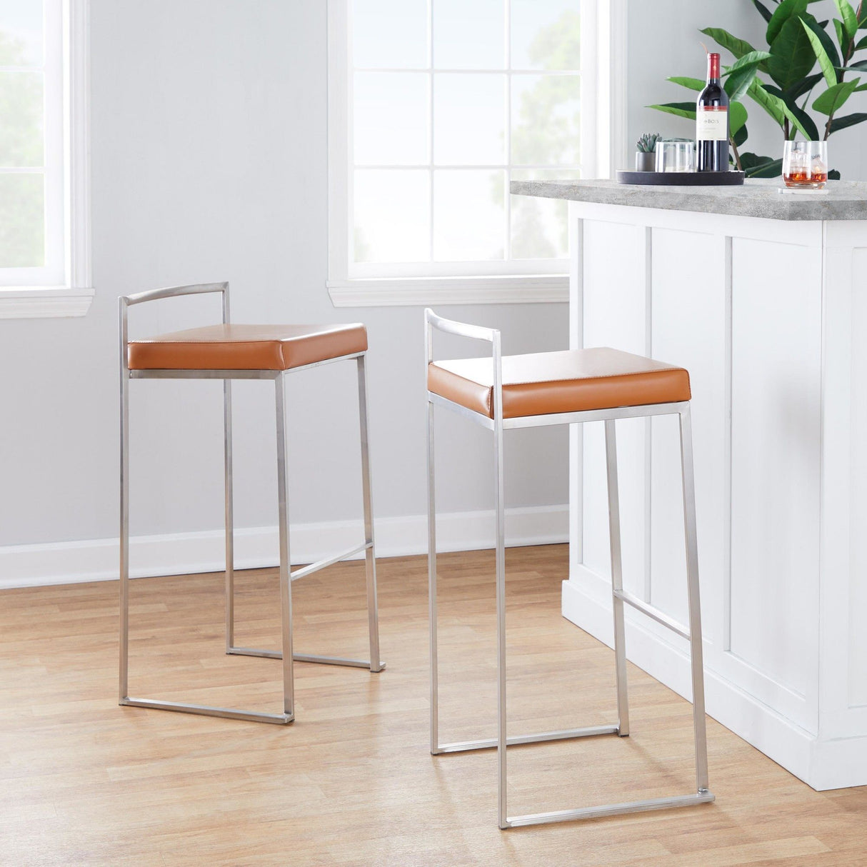 Fuji - Stackable Barstool Set