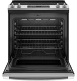 GE(R) 30" Slide-In Electric Range - (JS645SLSS)