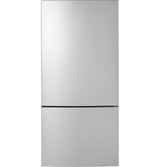 GE(R) ENERGY STAR(R) 17.7 Cu. Ft. Counter-Depth Bottom-Freezer Refrigerator - (GBE17HYRFS)