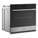 50 Cubic Feet Single Wall Oven With Air Fry When Connected - Gray