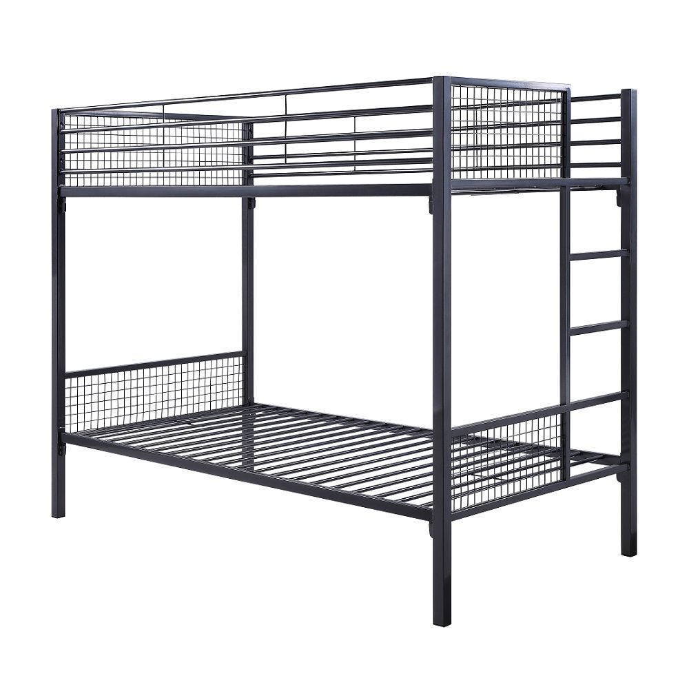 Gelsey - Twin Bunk Bed - Sandy Black