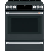 Caf(eback)(TM) 30" Smart Slide-In, Front-Control, Radiant and Convection Range - (CES700P3MD1)