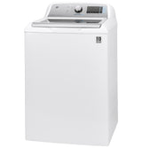 GE(R) ENERGY STAR(R) 5.0 cu. ft. Capacity Smart Washer with Sanitize w/Oxi and SmartDispense - (GTW845CSNWS)