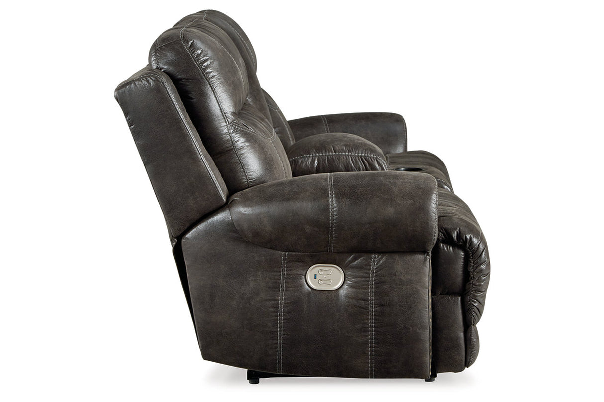 Grearview Power Reclining Loveseat With Console - (6500518)