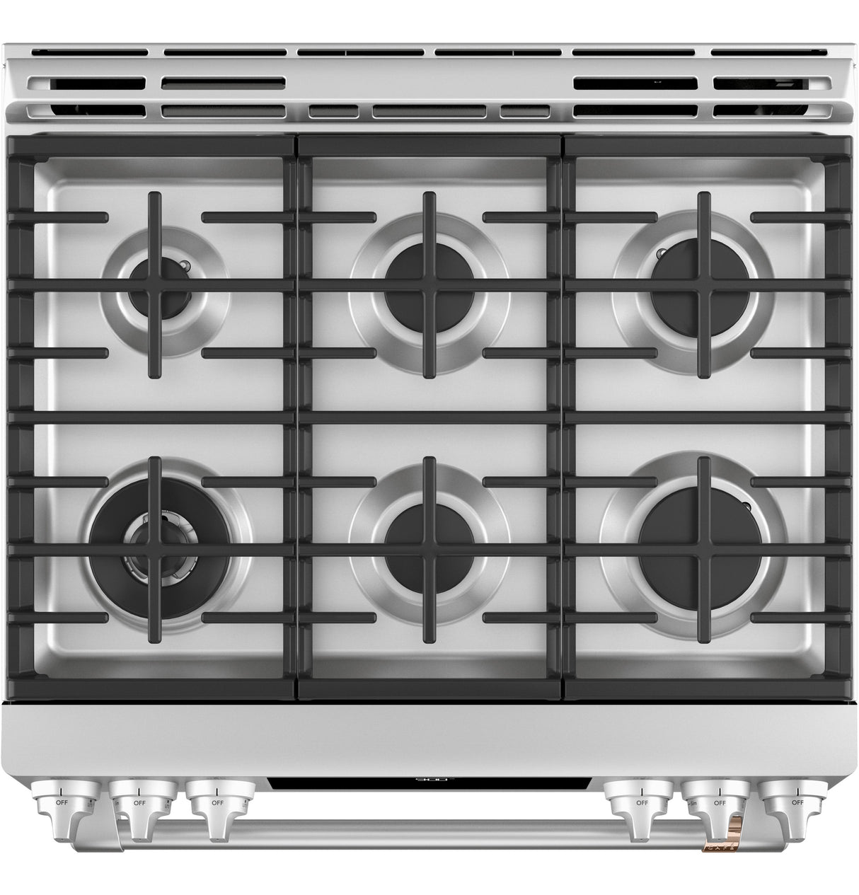 Caf(eback)(TM) 30" Smart Slide-In, Front-Control, Dual-Fuel Range with Warming Drawer - (C2S900P2MS1)